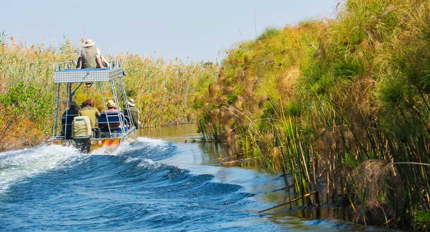 Navigating Okavango Delta.JPG